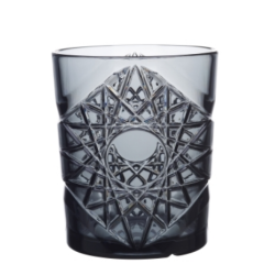 Premium lowball glas 35 cl. Grey Smoke (4-pak)
