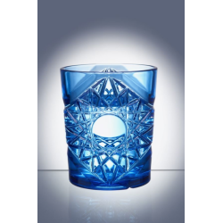 Premium lowball glas 35 cl. Blue Aqua (4-pak)