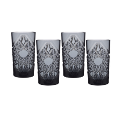 Premium highball glas 47 cl. Grey Smoke (4-pak)
