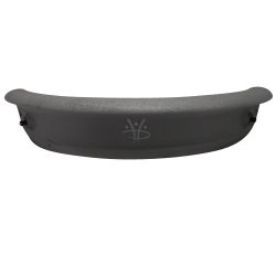 Hydropool - Nakkepude langt hjrne charcoal (med klips)